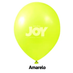 balão joy 5`` amarelo neon (50 uni)