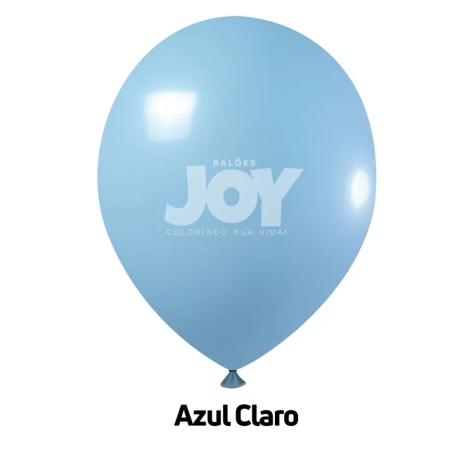 balão joy 5`` azul claro liso (50 uni)