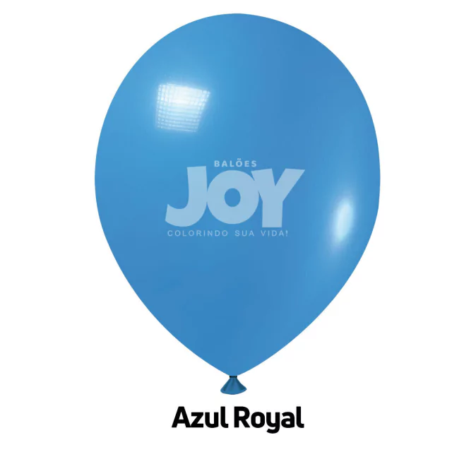 balão joy 14`` azul royal liso (12 uni)