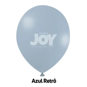 balão joy 5`` azul candy retrô (50 uni)