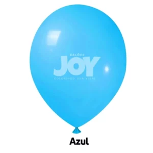 balão joy 5`` azul neon (50 uni)