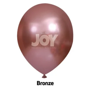 balão joy 14`` bronze cromado (12 uni)