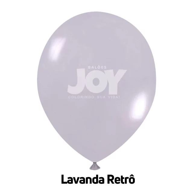 balão joy 5`` lavanda candy retrô (50 uni)