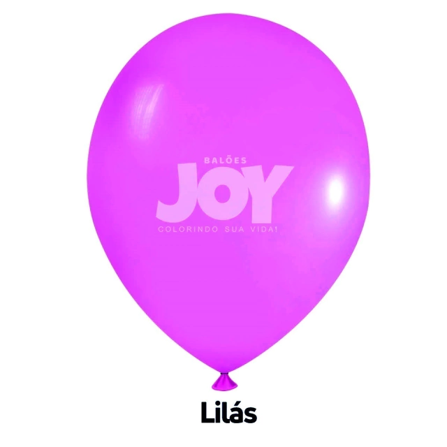 balão joy 9` neon lílas (25 uni)