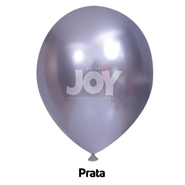 balão joy big 250` prata cromado (1 uni)