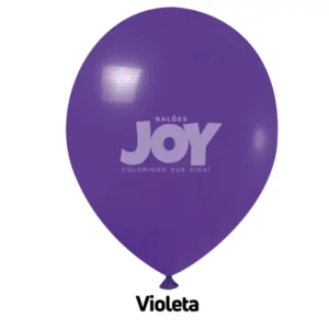 balão joy 16`` violeta liso (12 uni)
