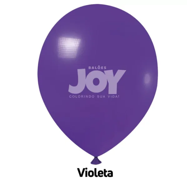 balão joy 16`` violeta liso (12 uni)
